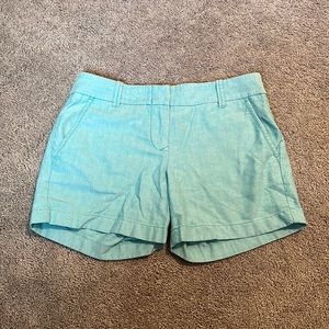 J crew outlet city fit size 2 mint shorts
